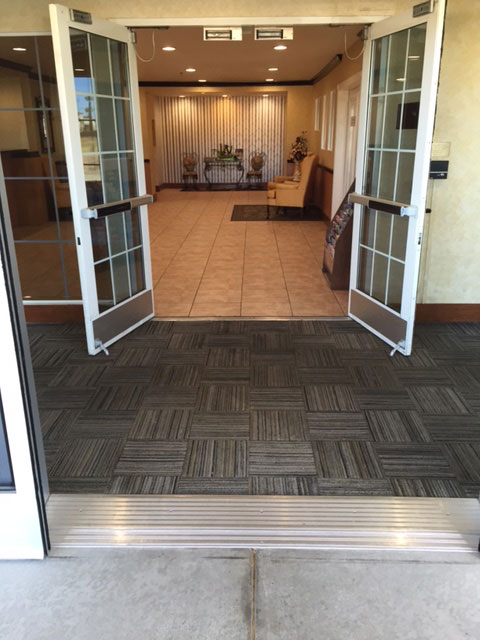 entrance way carpet tiles